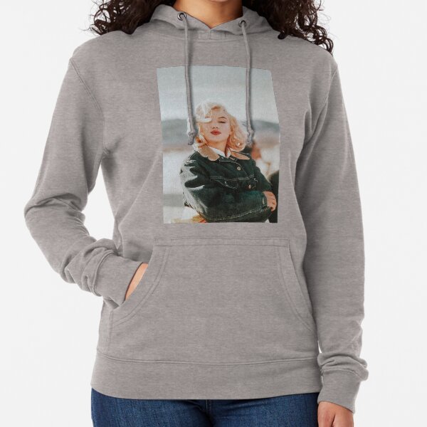 Womens Slim Fit Sweatshirt Hoodie Retro 1970s Style Houston Texas Skyline Coat with Kanga Pocket