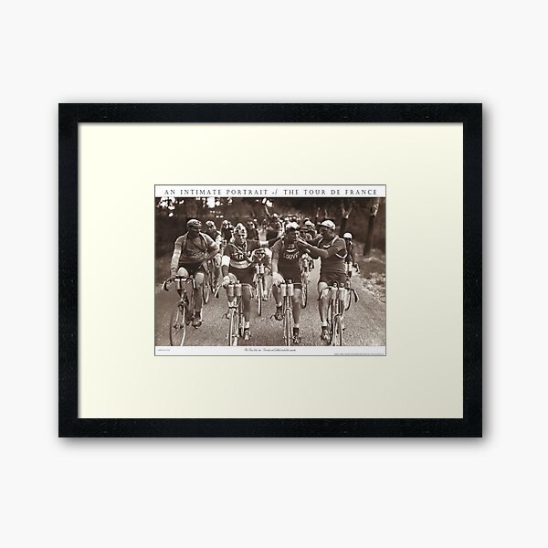 An Intimate Portrait Of The Tour De France Framed Art Print