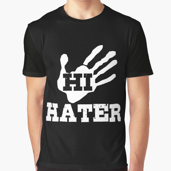 Artikel-Vorschau von Lustiges Geschenk - Hallo Hater, designt und verkauft von FDST-shirts.