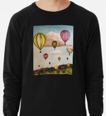 Heißluftballone über New Mexico Leichter Pullover