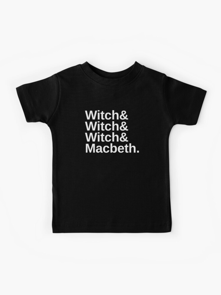 Shakespeare Macbeth Character List T-Shirt Shakespeare Macbeth Character List T-Shirt