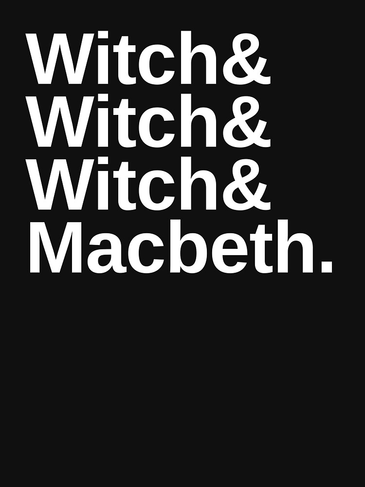 "Shakespeare Macbeth and the Three Witches Funny Literary Character