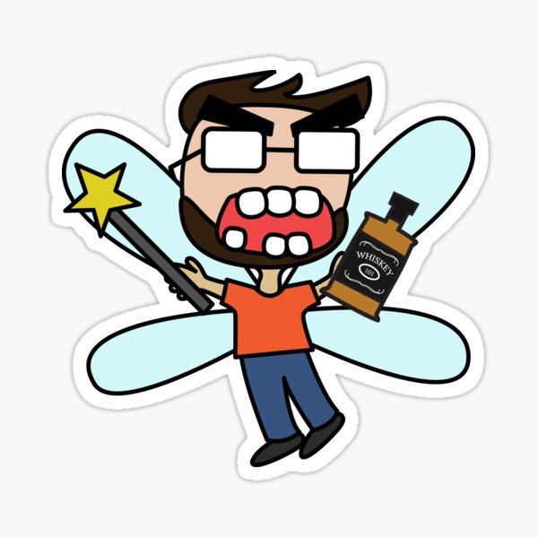 angry zombie whiskey fairy kyle Sticker