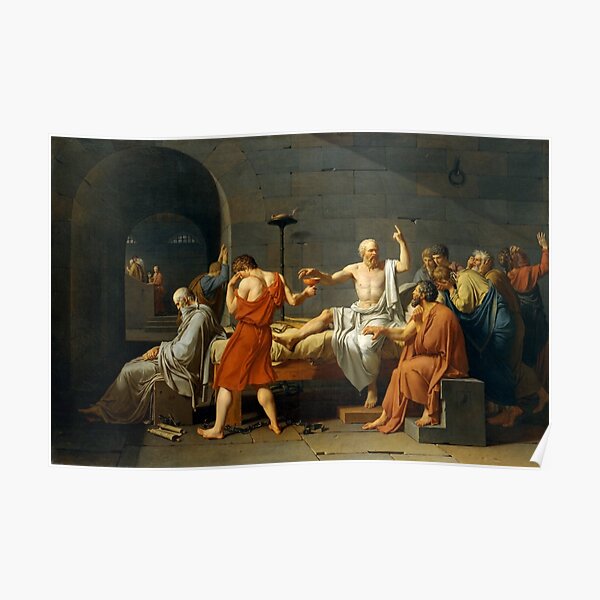 Death Of Socrates Poster