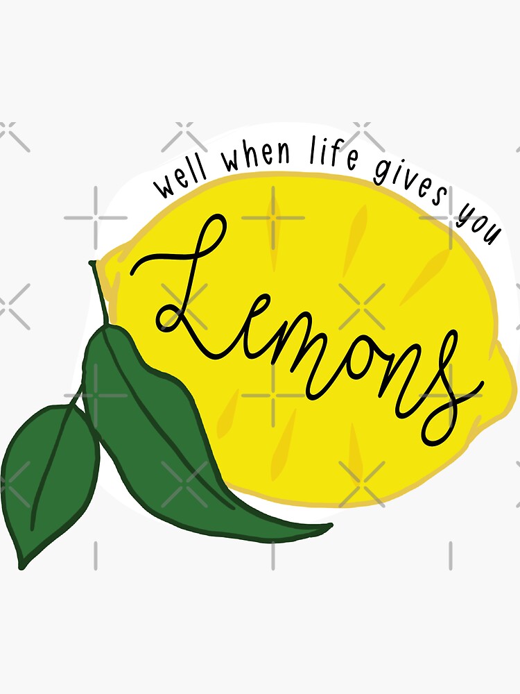 "When Life Gives You Lemons Vine" Sticker for Sale by logankinkade