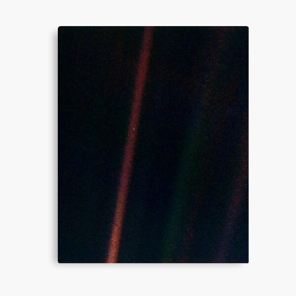 Pale Blue Dot Canvas Print