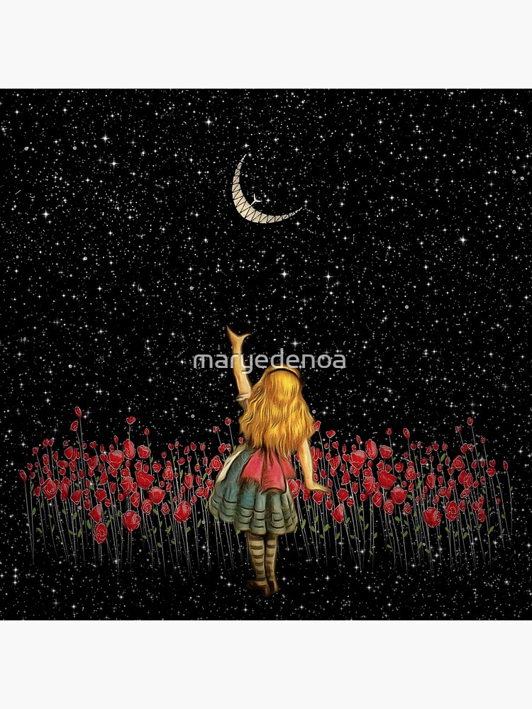 Wonderland Smiling Starry Night - Alice In Wonderland