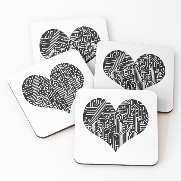Item preview, Modern Black and White Cybernetic Circuit Board Pattern designed and sold by bexilla.