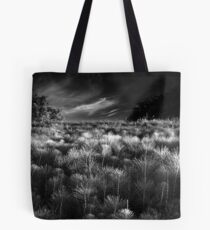 The Meeting of Mare's Tails BW Tote Bag