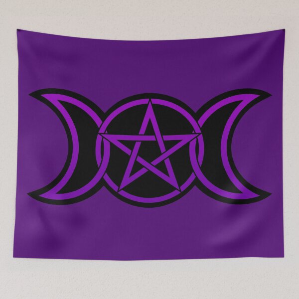 Item preview, Triple Moon Goddess purple designed and sold by RavenWake.