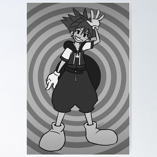 Vista previa del artículo con la obra «Retro sora», diseñado y vendido por melondawn-art.