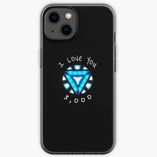 Arc Reactor Ich liebe dich 3.000 iPhone Flexible Hülle