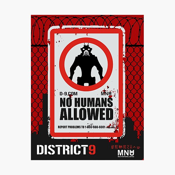 Item preview, No Humans Allowed designed and sold by thesircurly.