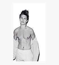 Ansel Elgort - Shirtless Photographic Print