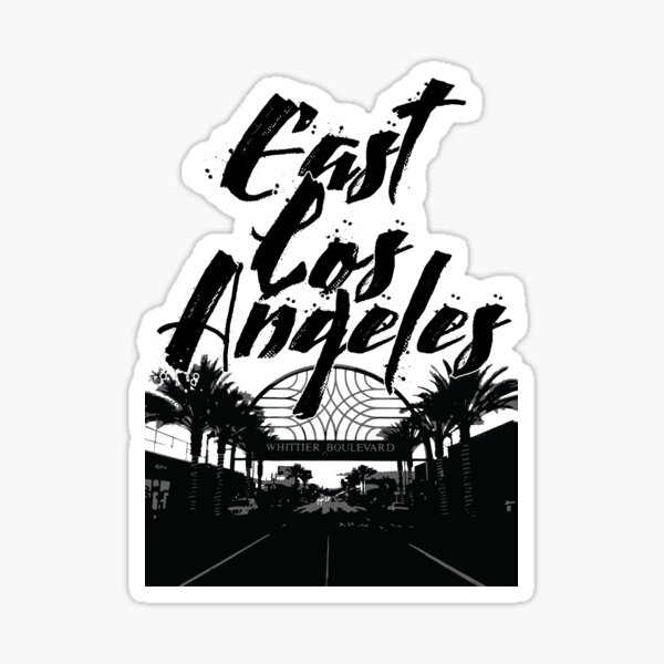 East Los angeles block letters | Sticker