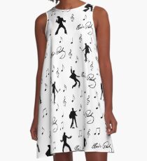 Elvis Presley pattern A-Line Dress