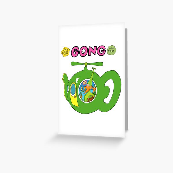 Flying Teapot Greeting Card