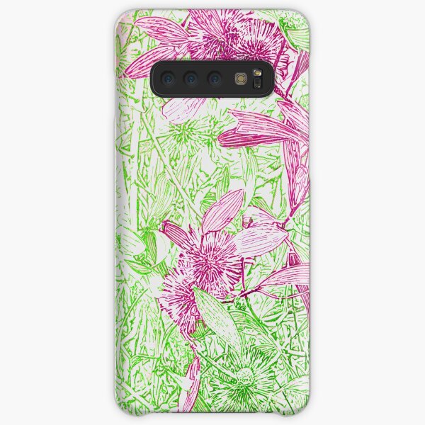 Hakea, Pink and Green Samsung Galaxy Snap Case
