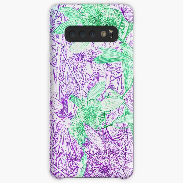 Hakea, Purple and Green Samsung Galaxy Snap Case