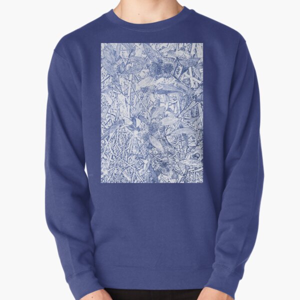 Hakea, Blue Pullover Sweatshirt