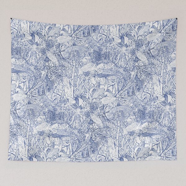 Item preview, Hakea, Blue designed and sold by TripodDogShop.