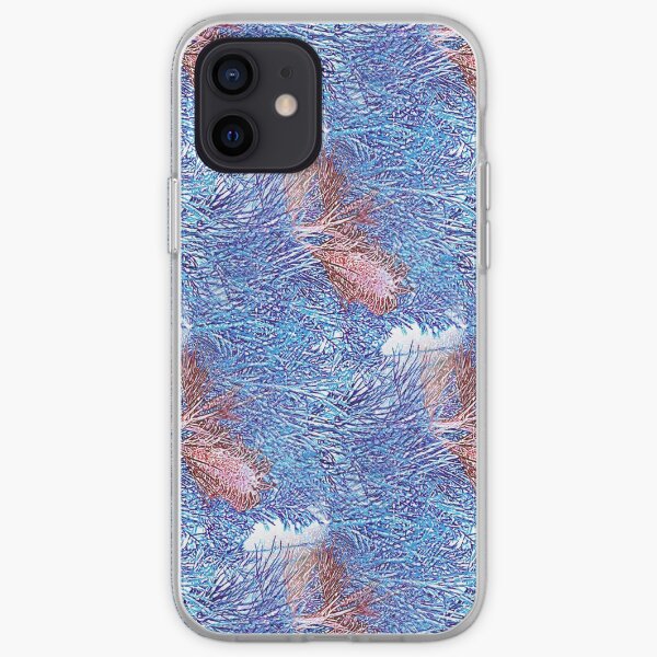 Red and Blue Grevillea iPhone Soft Case
