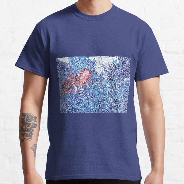 Red and Blue Grevillea Classic T-Shirt