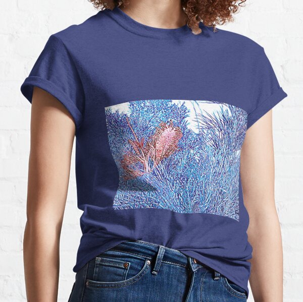 Red and Blue Grevillea Classic T-Shirt