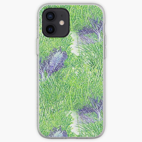 Green and Blue Grevillea iPhone Soft Case