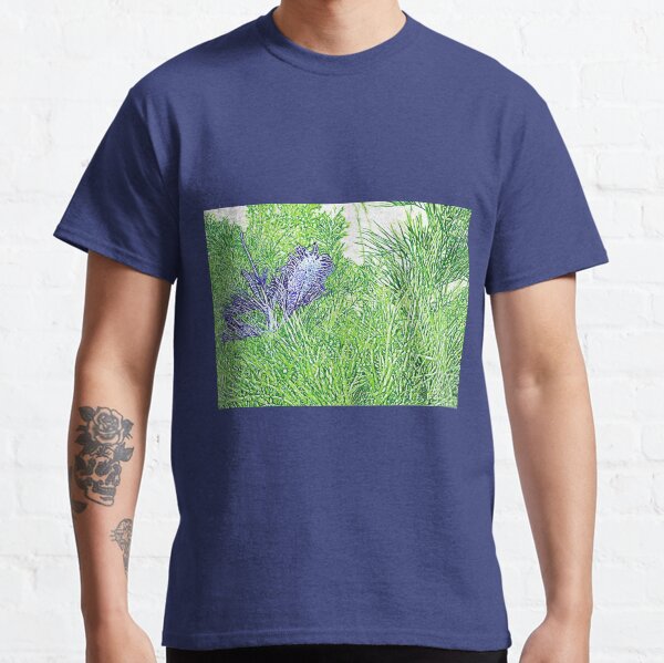 Green and Blue Grevillea Classic T-Shirt