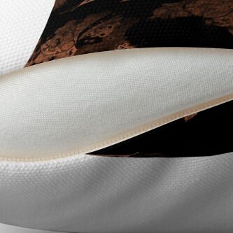 Alternate view of Carrickalinga Waves Copper Floor Pillow