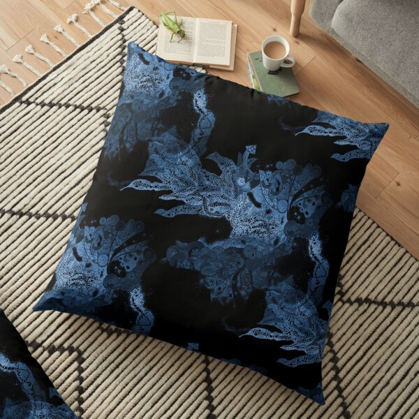 Carrickalinga Waves Indigo Floor Pillow