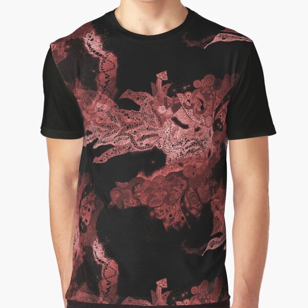 Carrickalinga Wave Red Graphic T-Shirt