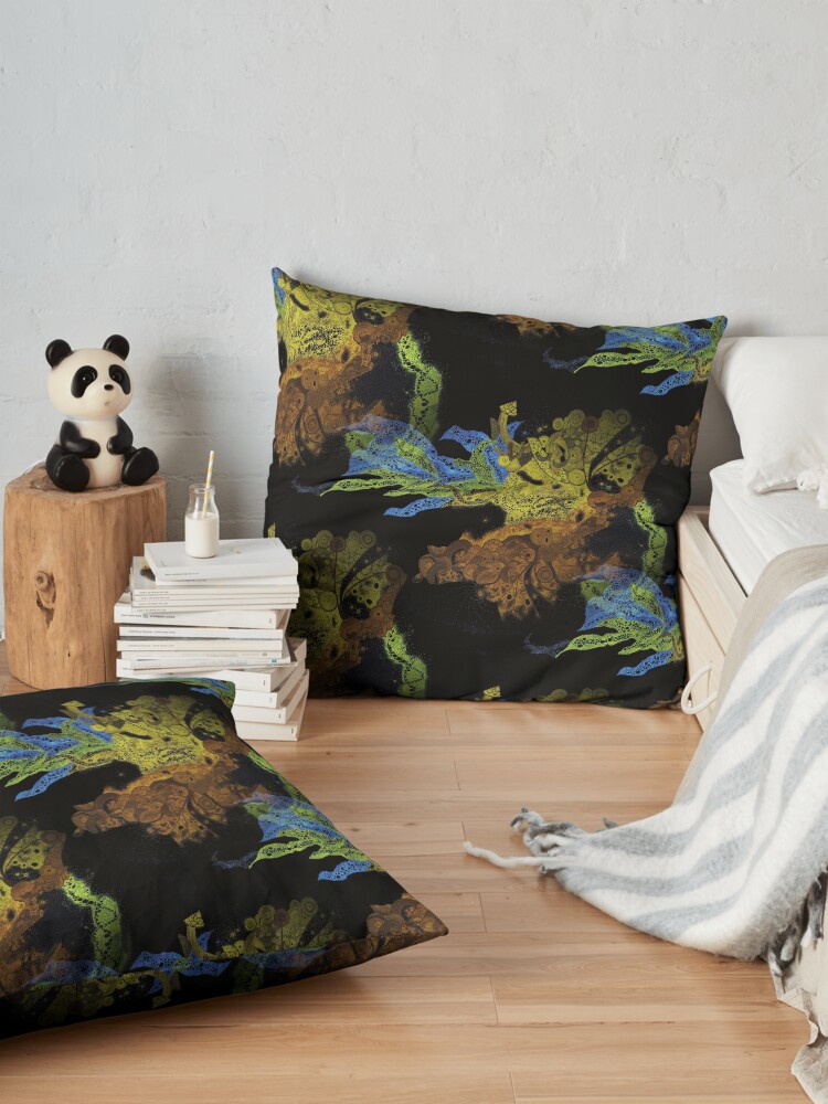 Alternate view of Carrickalinga Waves Invert Floor Pillow