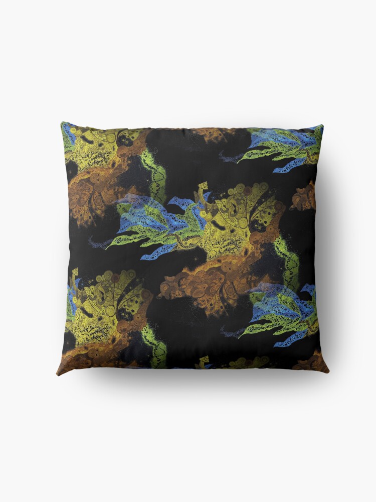 Alternate view of Carrickalinga Waves Invert Floor Pillow