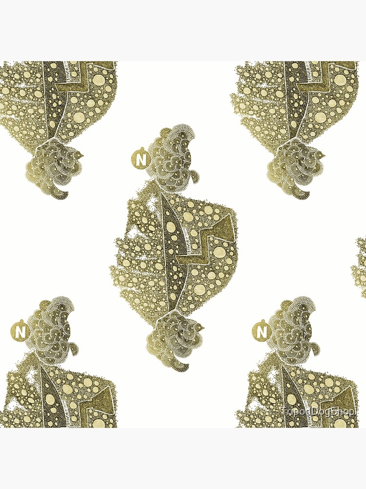 Carrickalinga Map 1 Gold by TripodDogShop