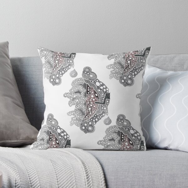 Carrickalinga Map 2 Throw Pillow
