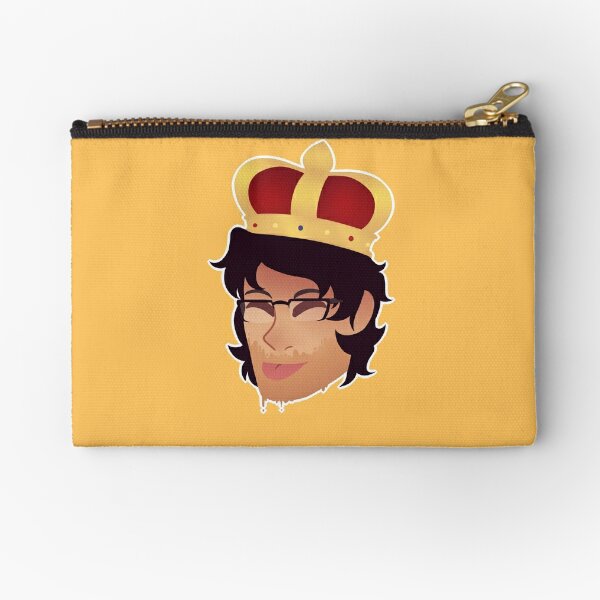 King Of Youtube Zipper Pouches Redbubble - flamingo youtube roblox loomina