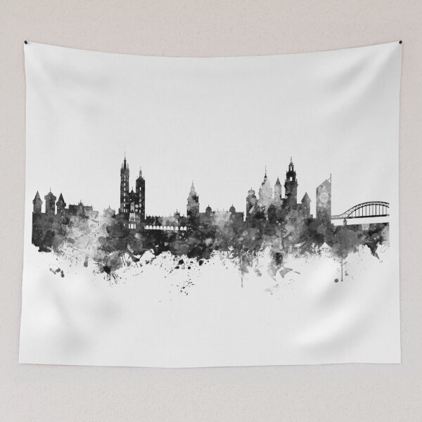 Item preview, Krakow Poland Skyline designed and sold by ArtPrints.