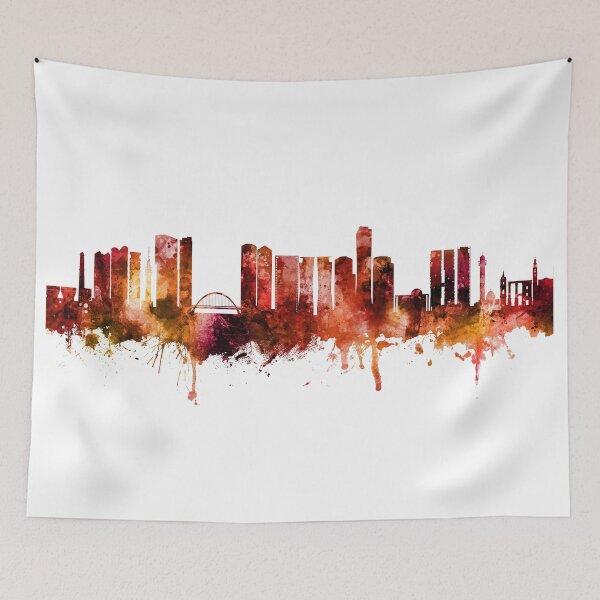 Item preview, Tel Aviv Israel Skyline designed and sold by ArtPrints.