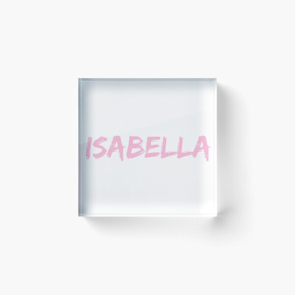Item preview, Isabella First Name Personalized Pink designed and sold by Astrogearstore.