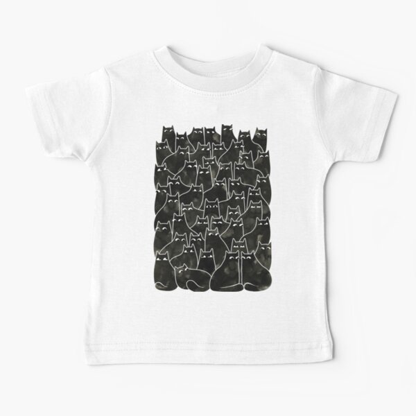 Suspicious Cats Baby T-Shirt