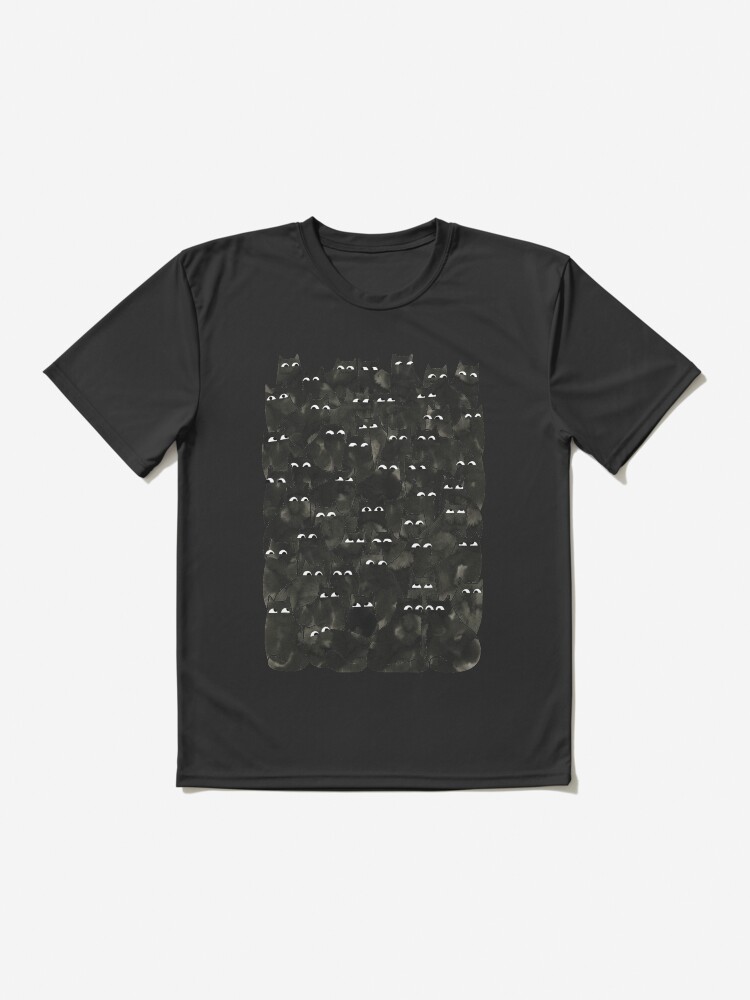 Thumbnail 2 of 7, Active T-Shirt, Suspicious Cats designed and sold by littleclyde.