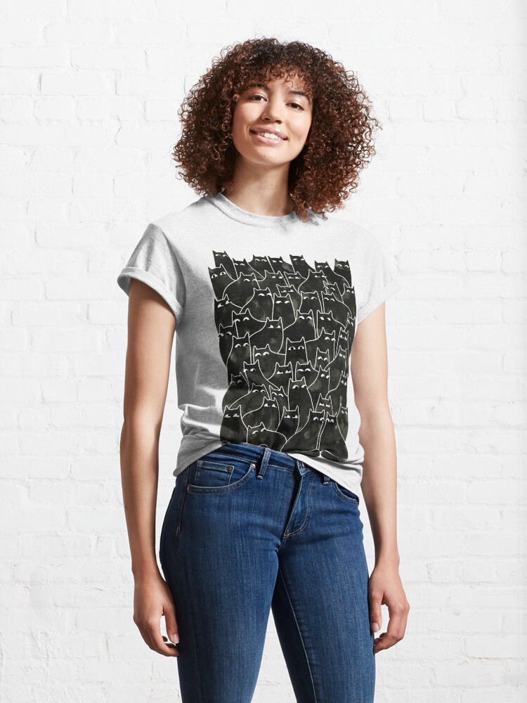 Alternate view of Suspicious Cats Classic T-Shirt