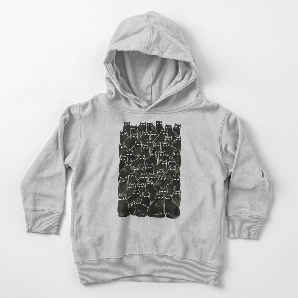 Suspicious Cats Toddler Pullover Hoodie