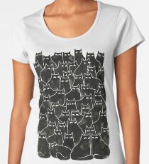 Camiseta premium para mujer Gatos sospechosos