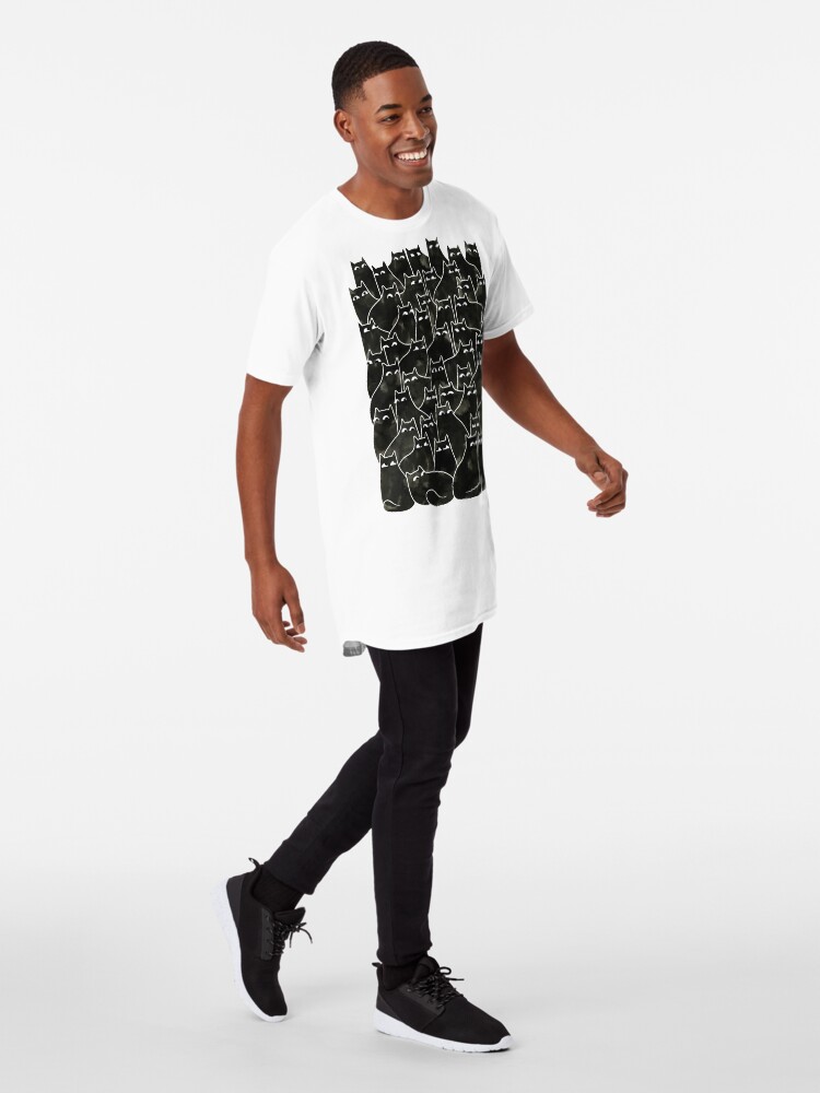 Alternate view of Suspicious Cats Long T-Shirt
