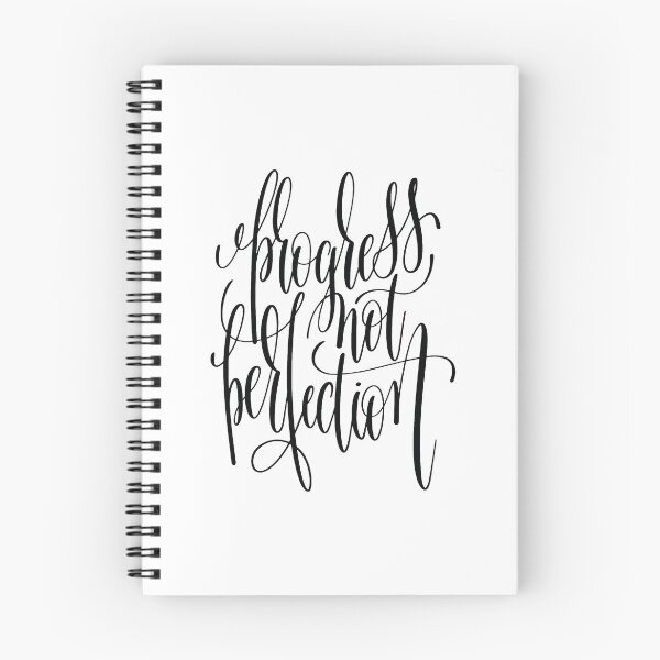 Item preview, Progress Not Perfection Inspirational Quotes designed and sold by ProjectX23.