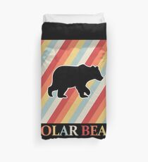 Bear Polar Bear Retro Vintage Bettbezug