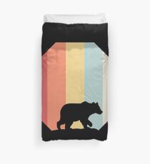 Bear Polar Bear Retro Vintage Bettbezug